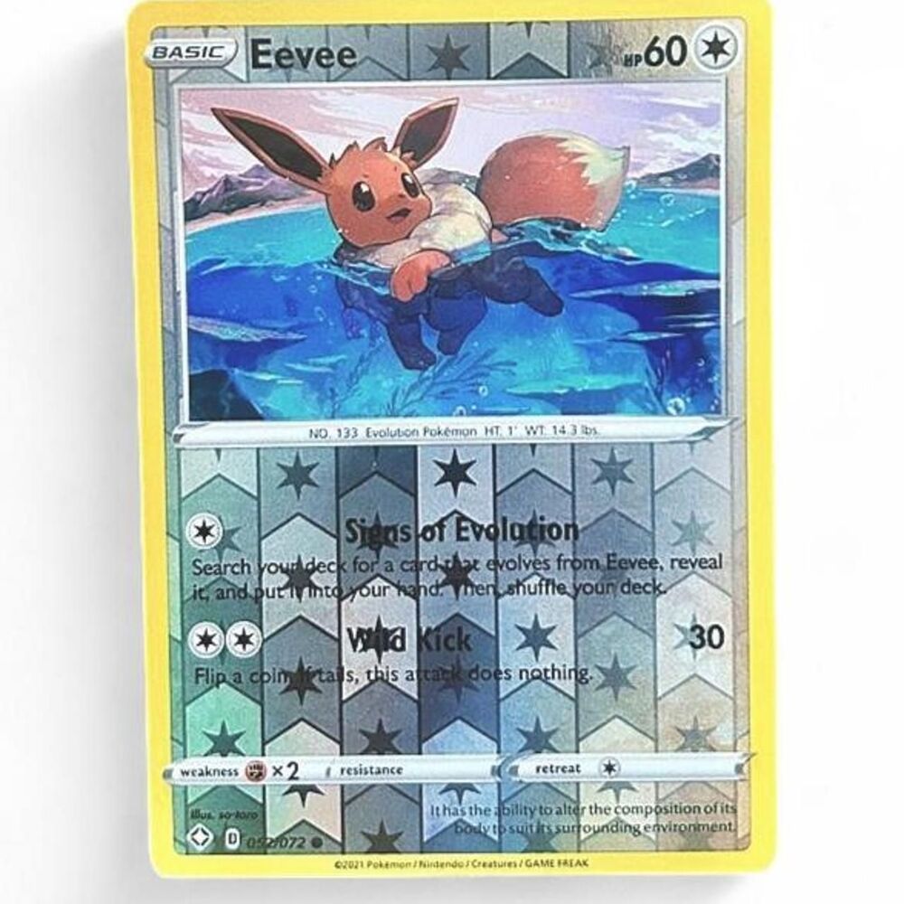 Eevee 052/072 Reverse Holo